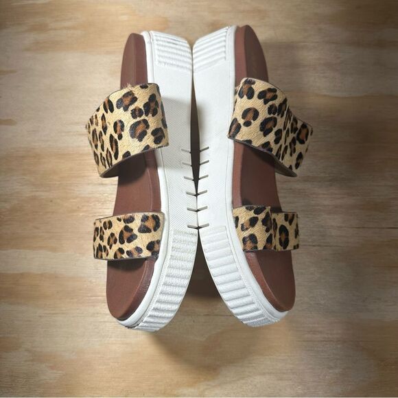 MIA Lexi Platform Slide Leopard Print Sandals Women’s Size 8.5 - Picture 4 of 6